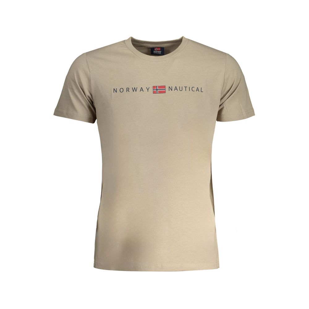 Beige Cotton T-Shirt