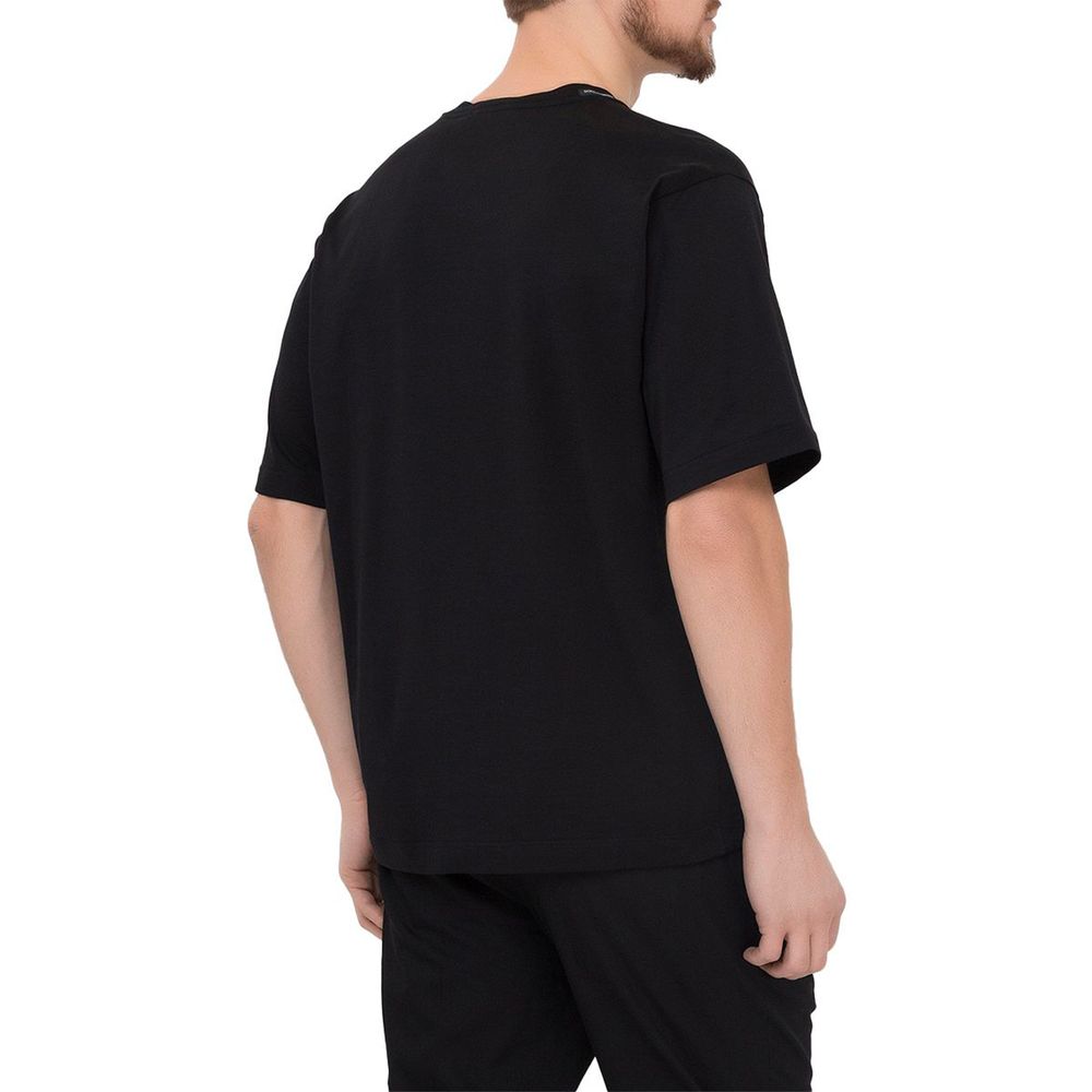 Black Cotton T-Shirt