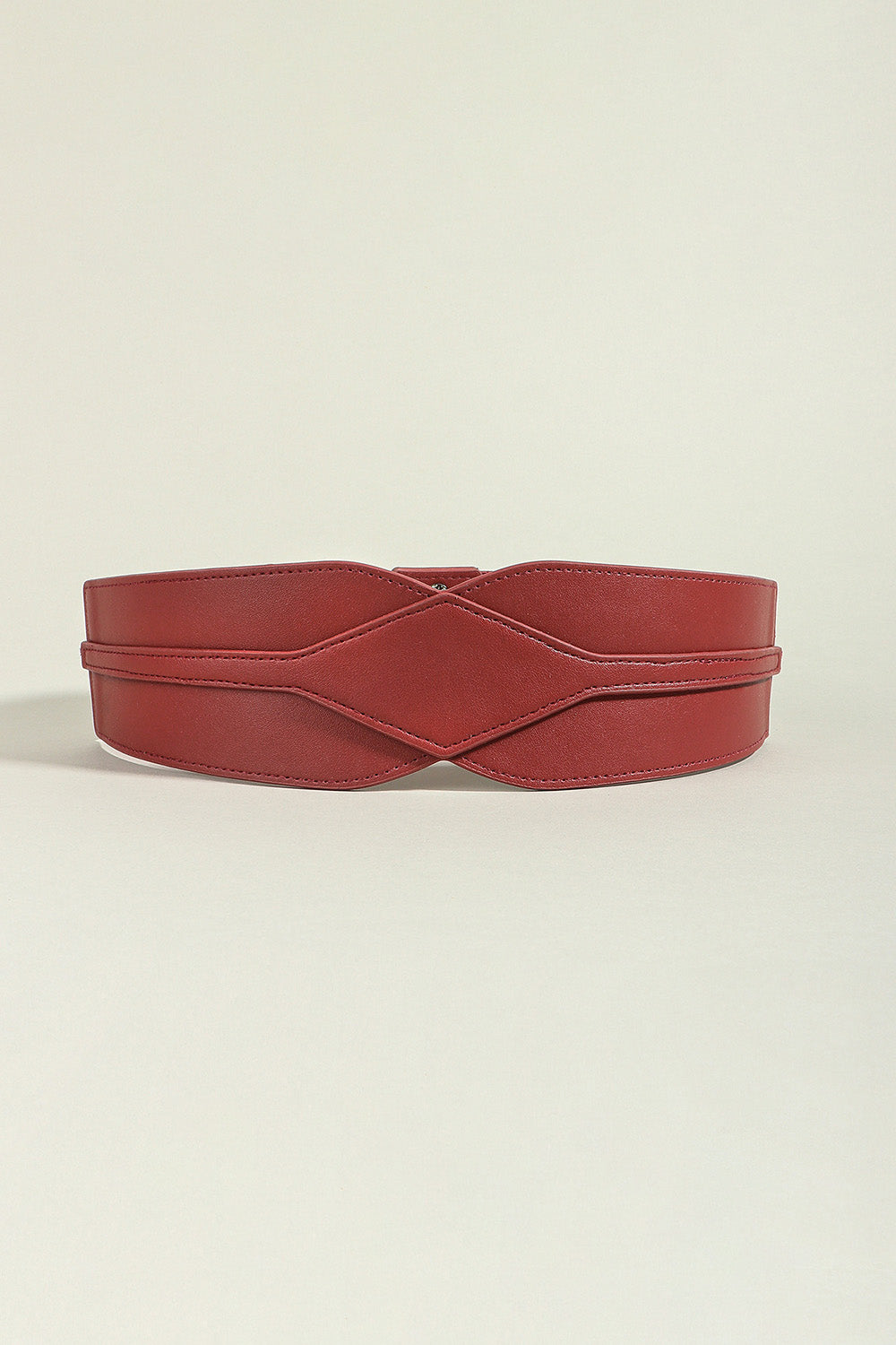 Buy Elastic Wide PU Belt by Faz