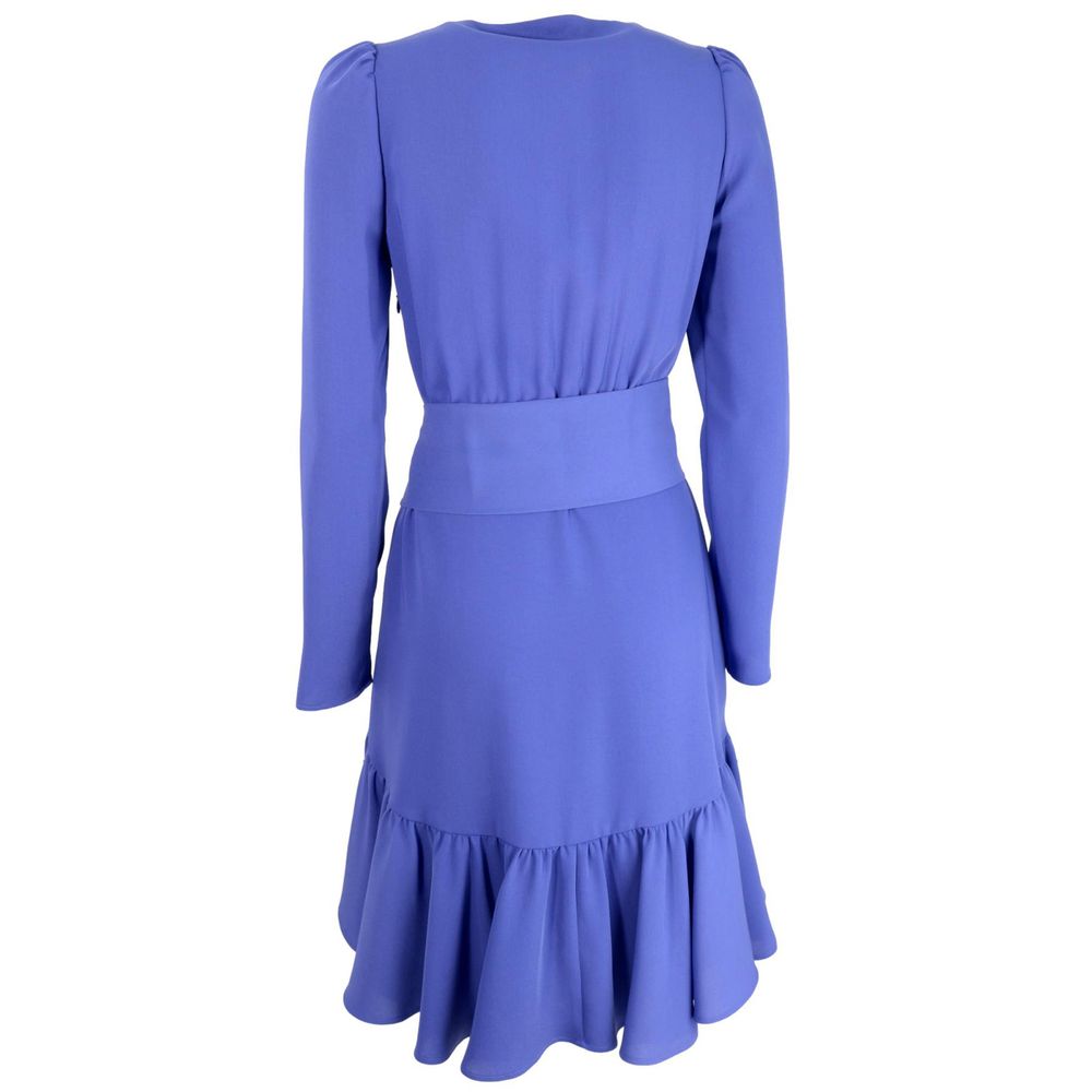 Blue Polyester Dress