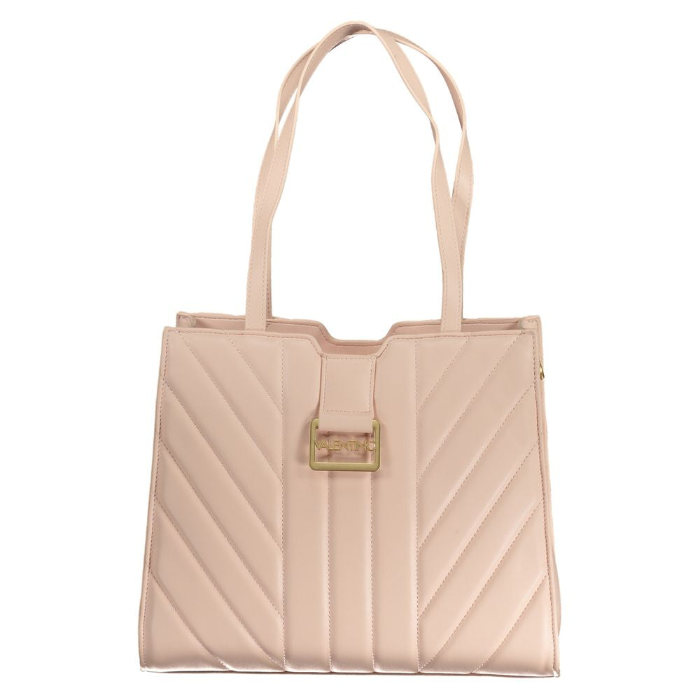 Pink Polyethylene Handbag