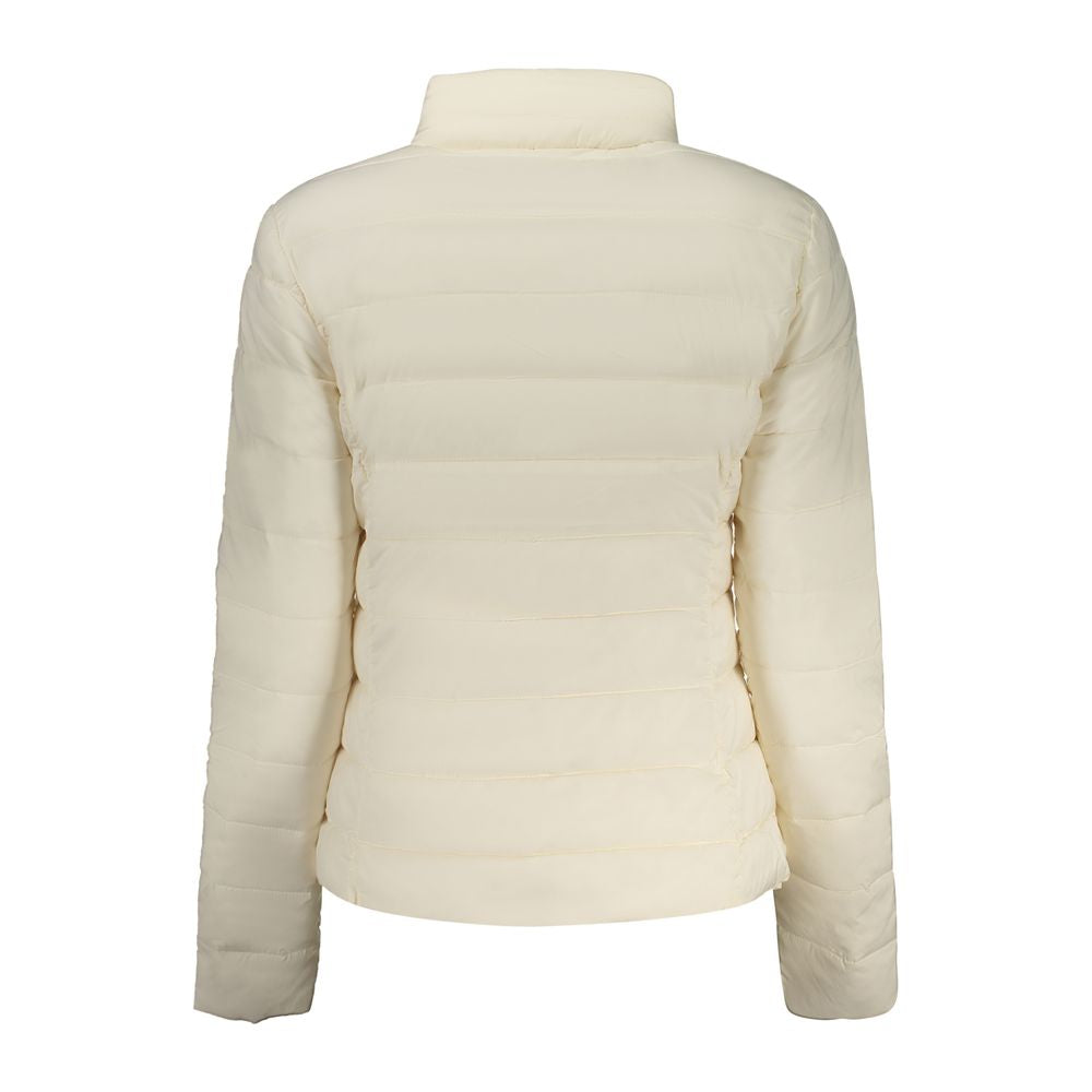 Beige Polyester Women Jacket