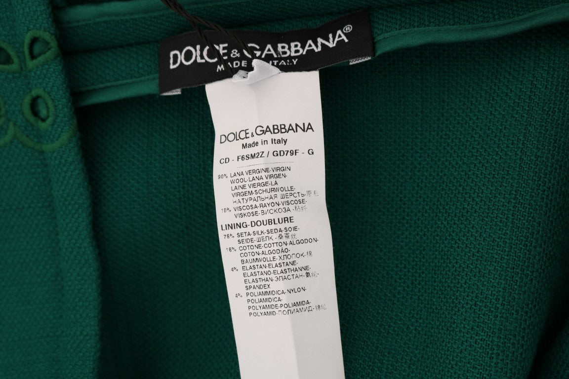 Buy Elegant Green A-Line Sheath Dress by Dolce & Gabbana