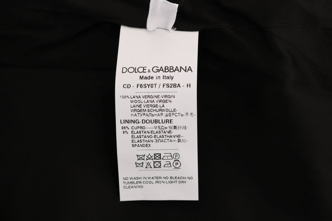 Buy Chic Sleeveless Polka Dotted Wool Dress by Dolce & Gabbana