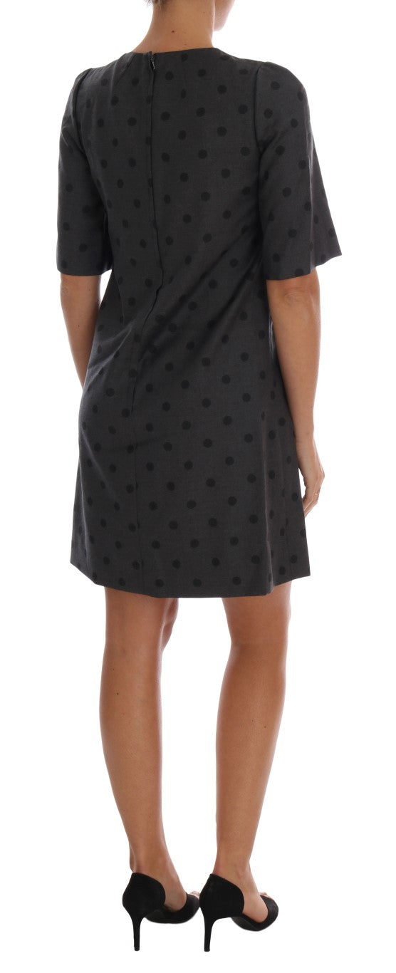 Buy Chic Polka Dotted Wool Dress by Dolce & Gabbana