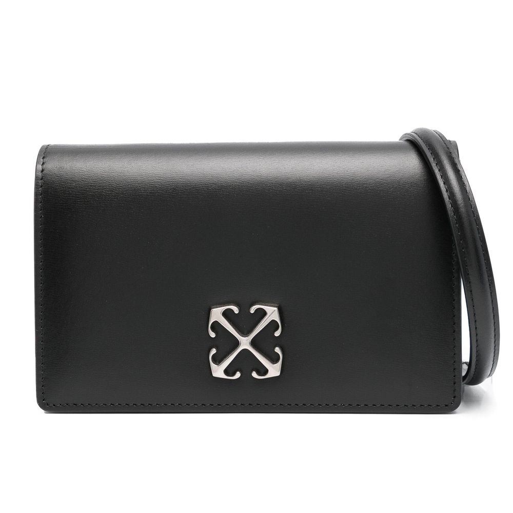 Black Leather Crossbody Bag