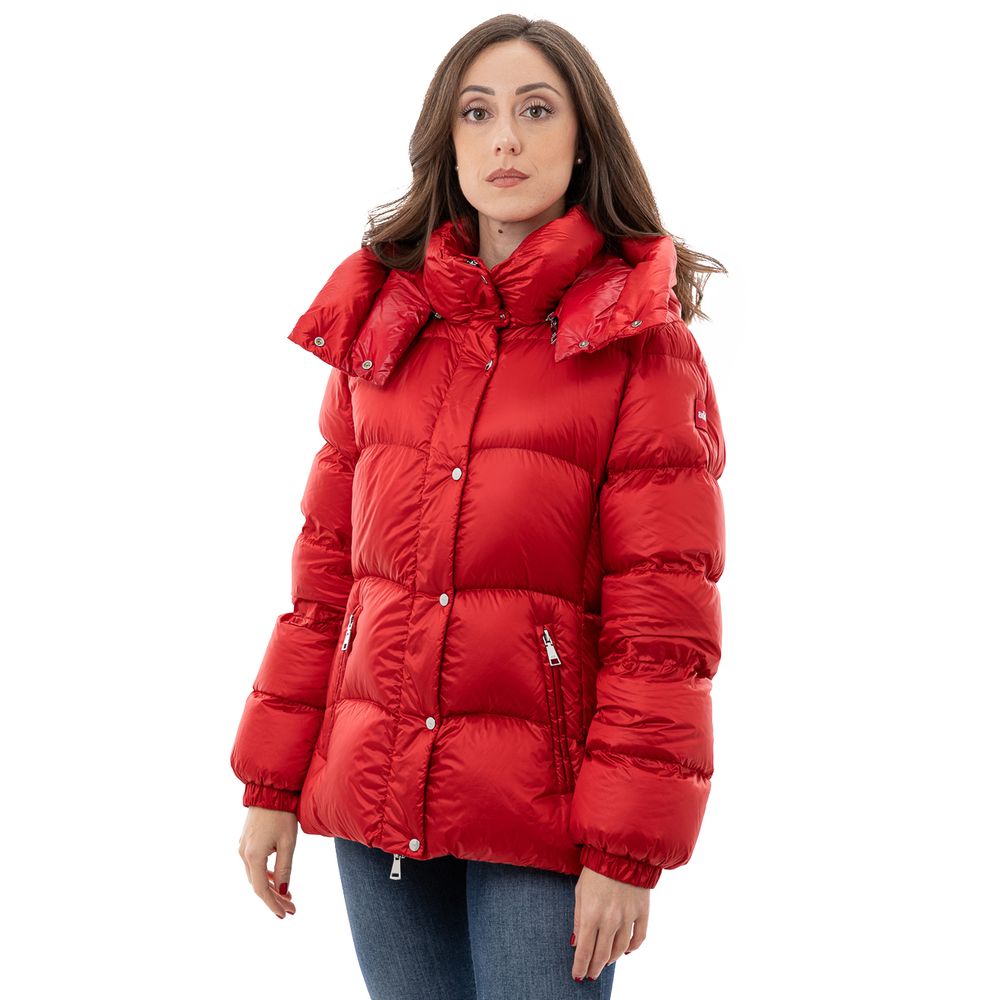 Red Polyamide Jackets & Coat