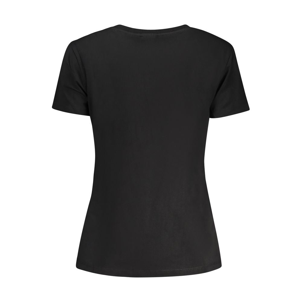 Black Cotton Tops & T-Shirt