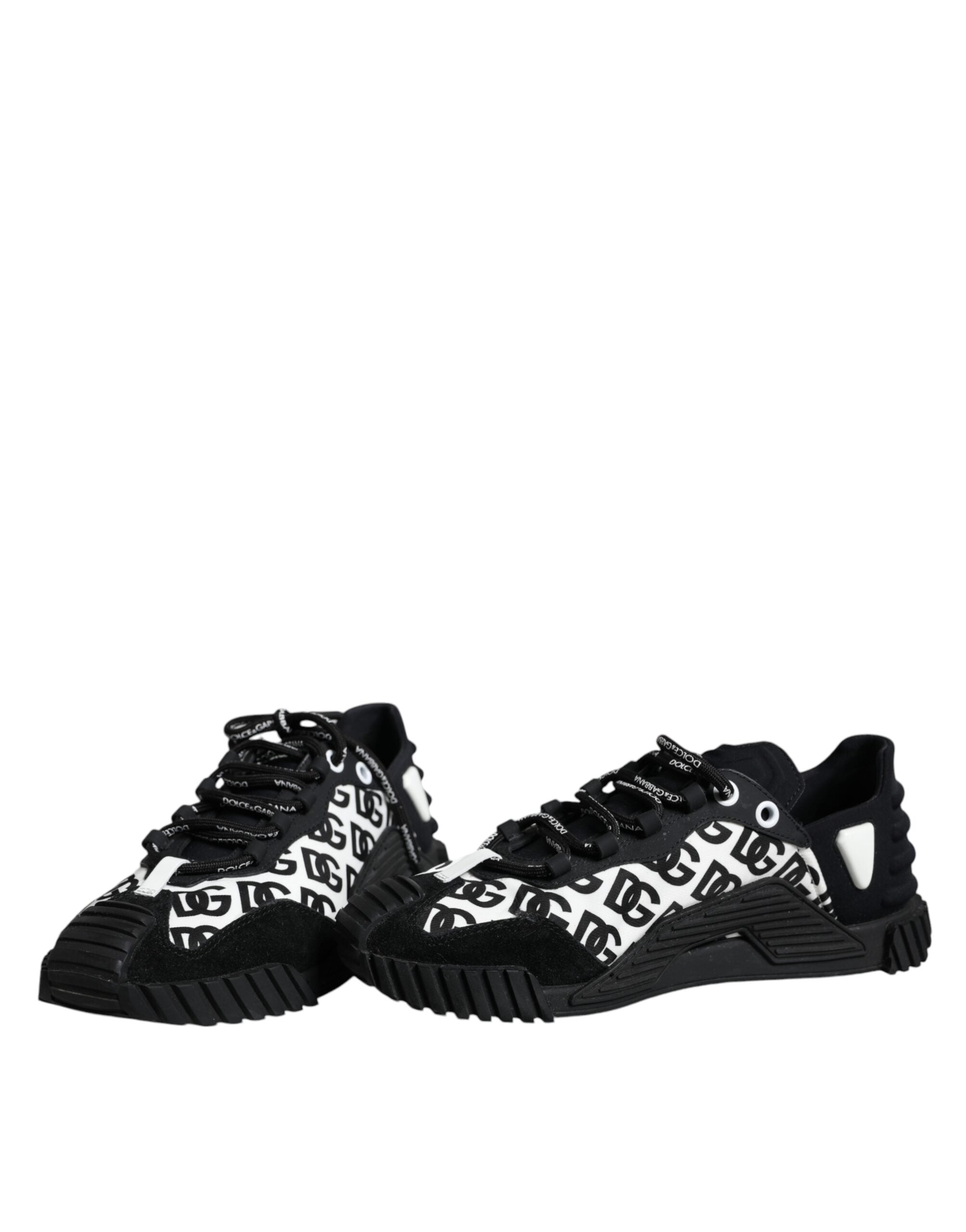 Black Logo Lace Up Low Top NS1 Sneakers Shoes