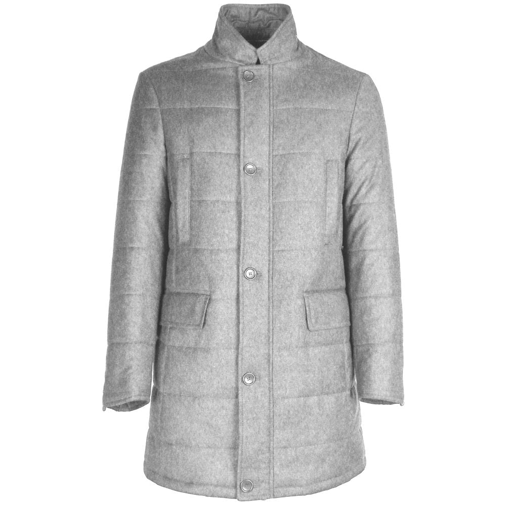 Gray Wool Vergine Jacket