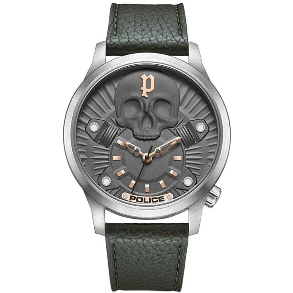 Green Leather Watch