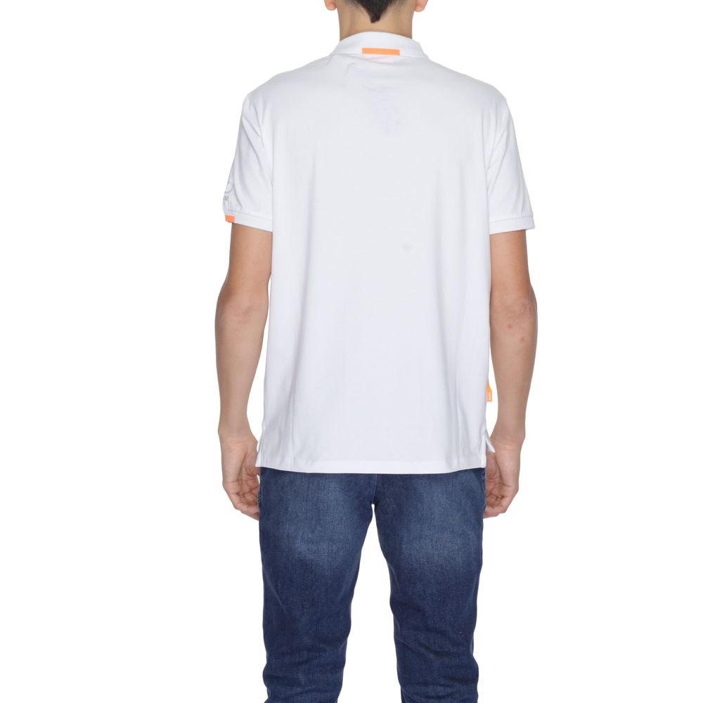 White Cotton Polo Shirt