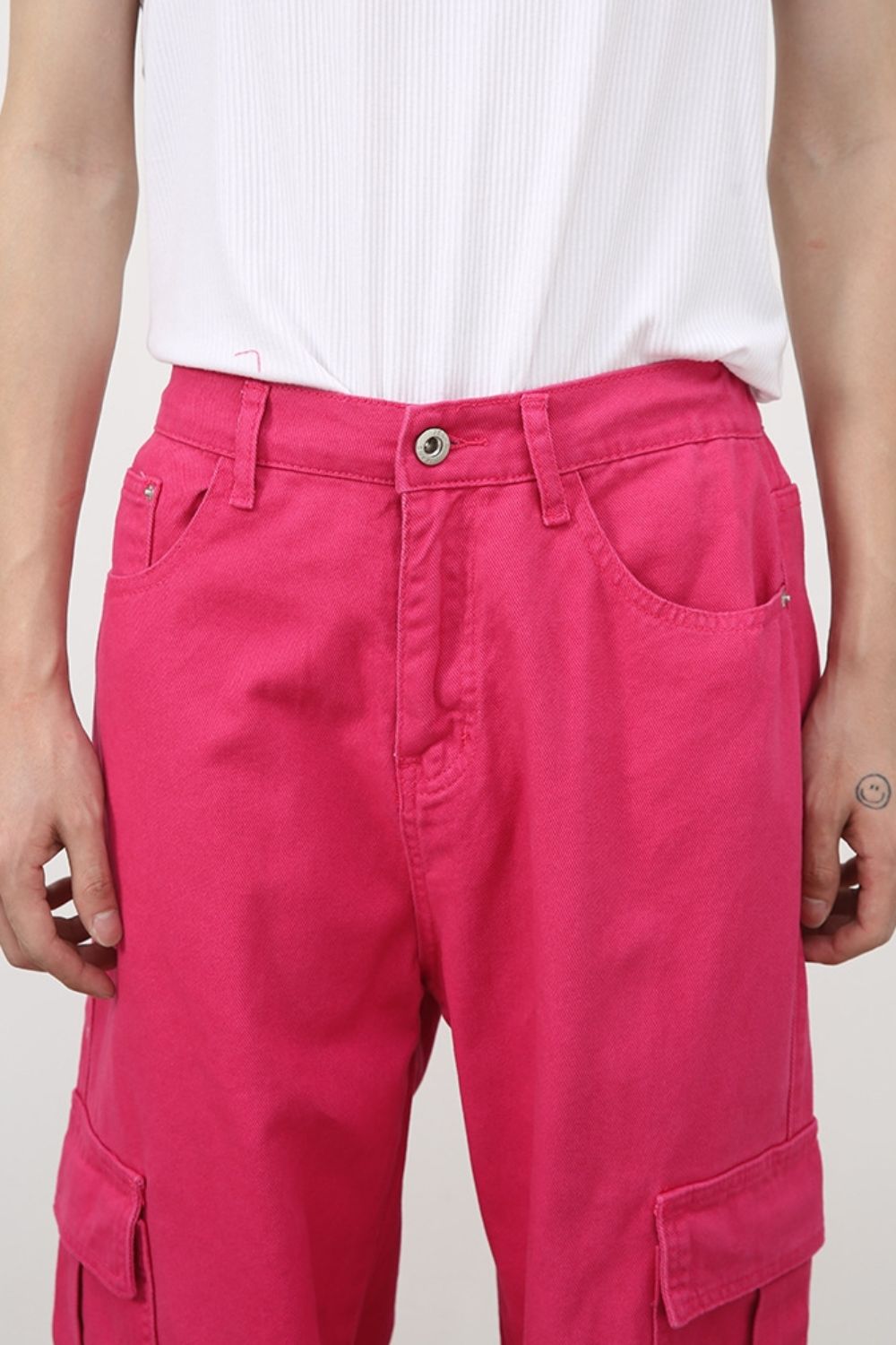 Buy Men's Loose Jeans with Cargo Pockets by Faz