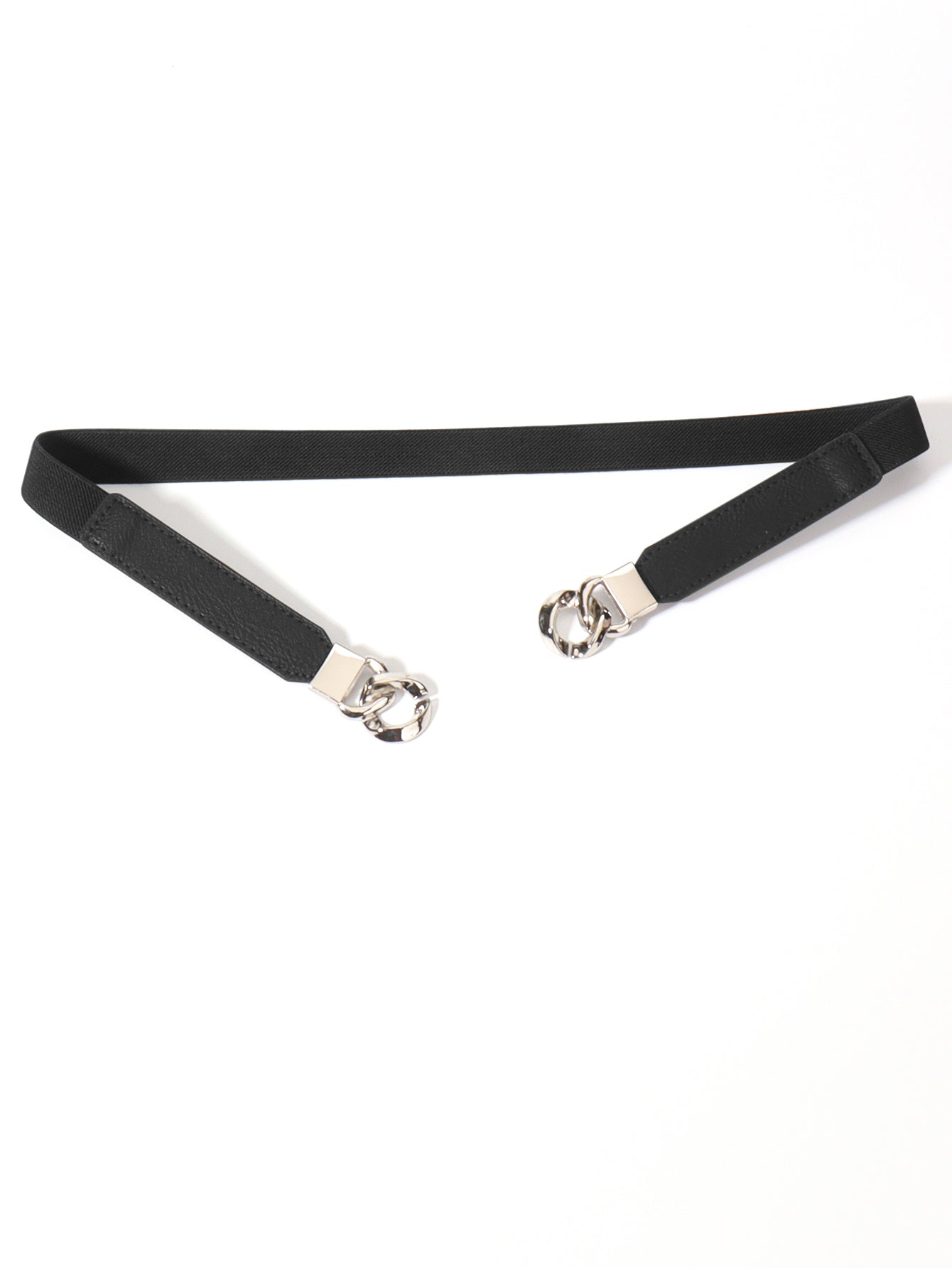 Buy Zinc Alloy Buckle Elastic PU Belt by Faz