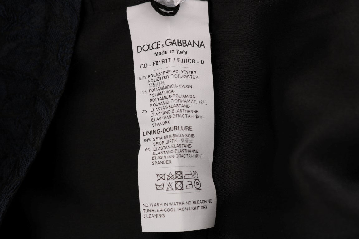 Buy Floral Brocade Mini Flare Dress by Dolce & Gabbana