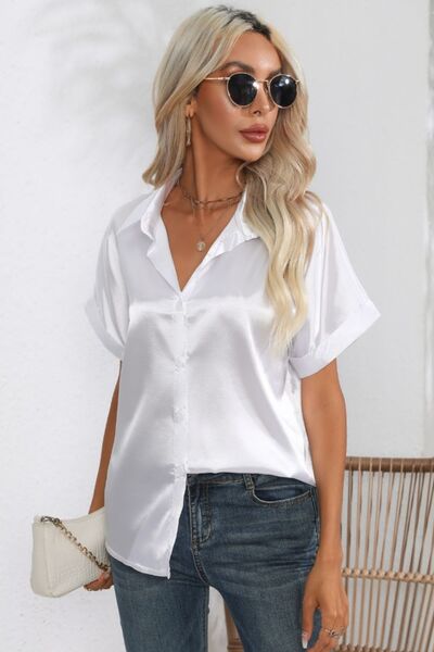 Buy Collared Neck Short Sleeve Shirt by B&S