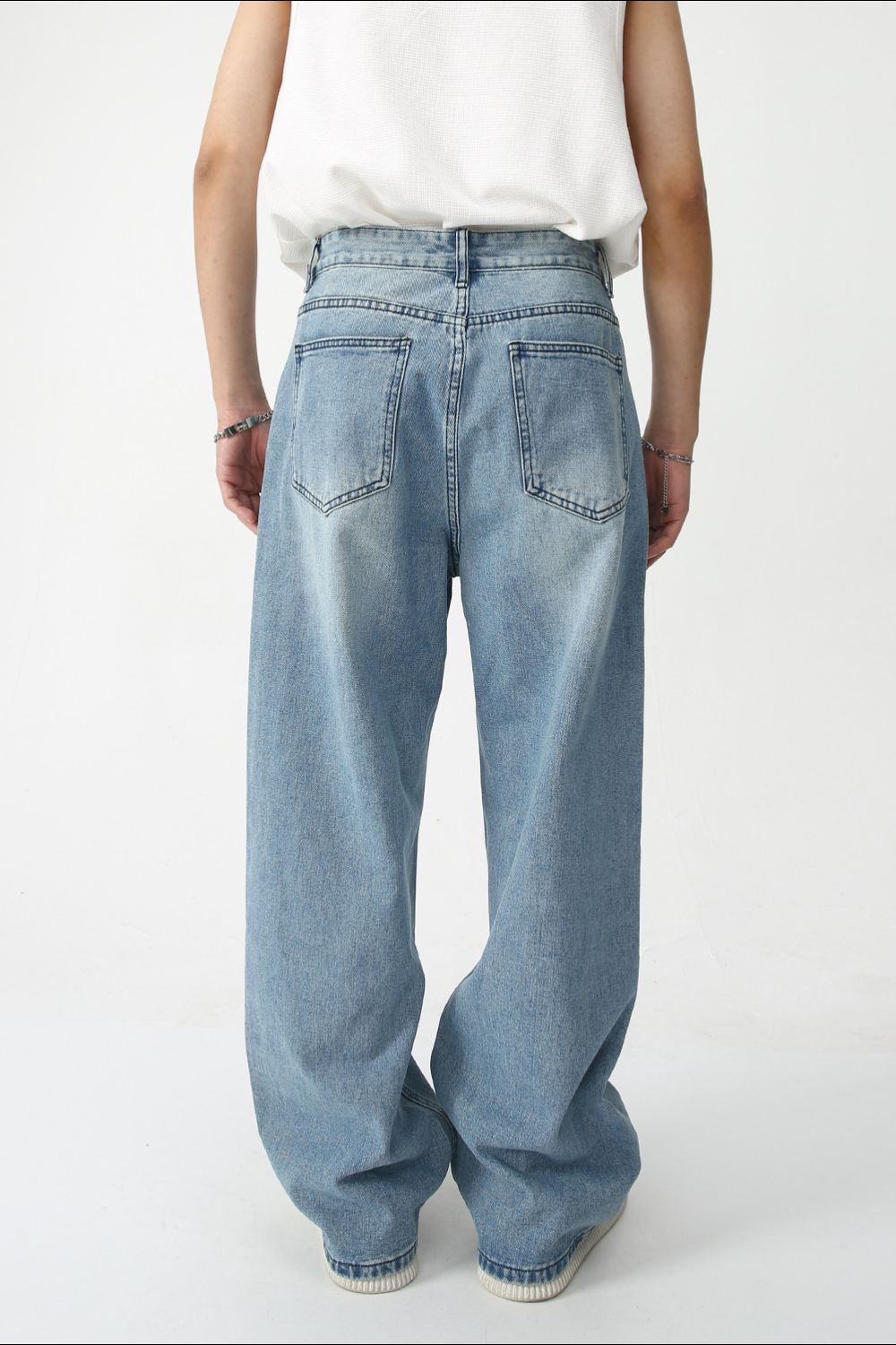 Buy Men's Graffiti Wide Leg Jeans by Faz