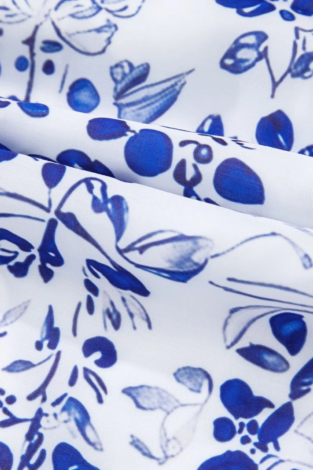 Buy Smocked Printed Square Neck Puff Sleeve Dress by Faz