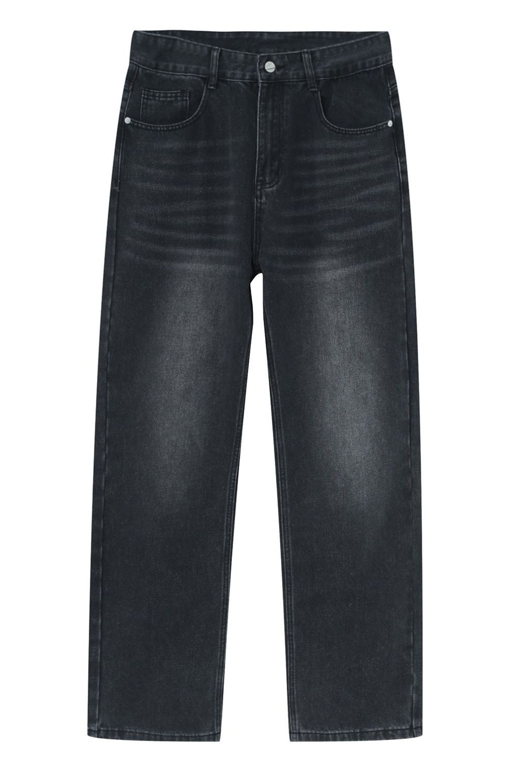 Buy Straight Leg Jeans with Pockets by Faz