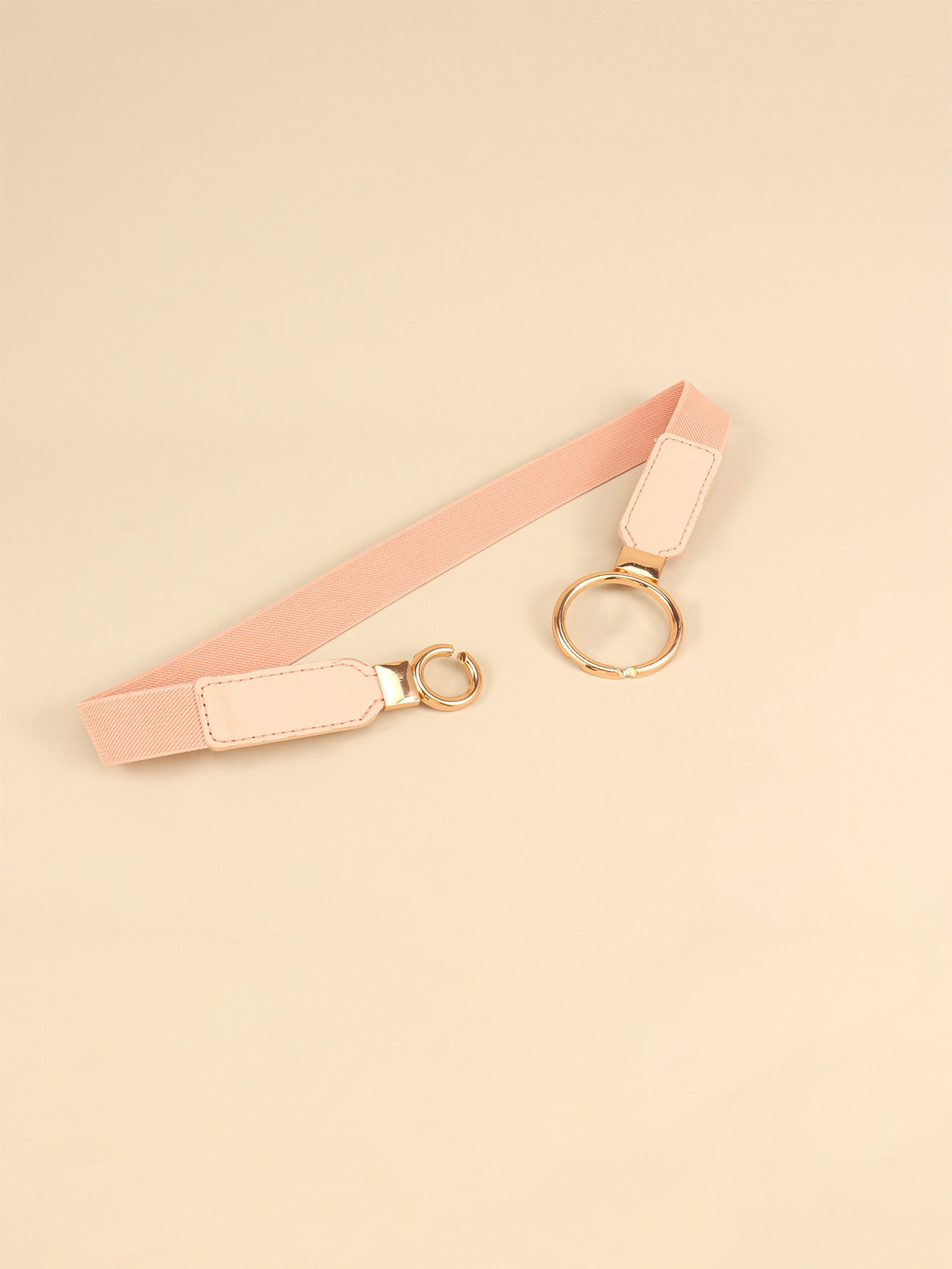 Buy Double Ring Buckle Elastic PU Belt by Faz