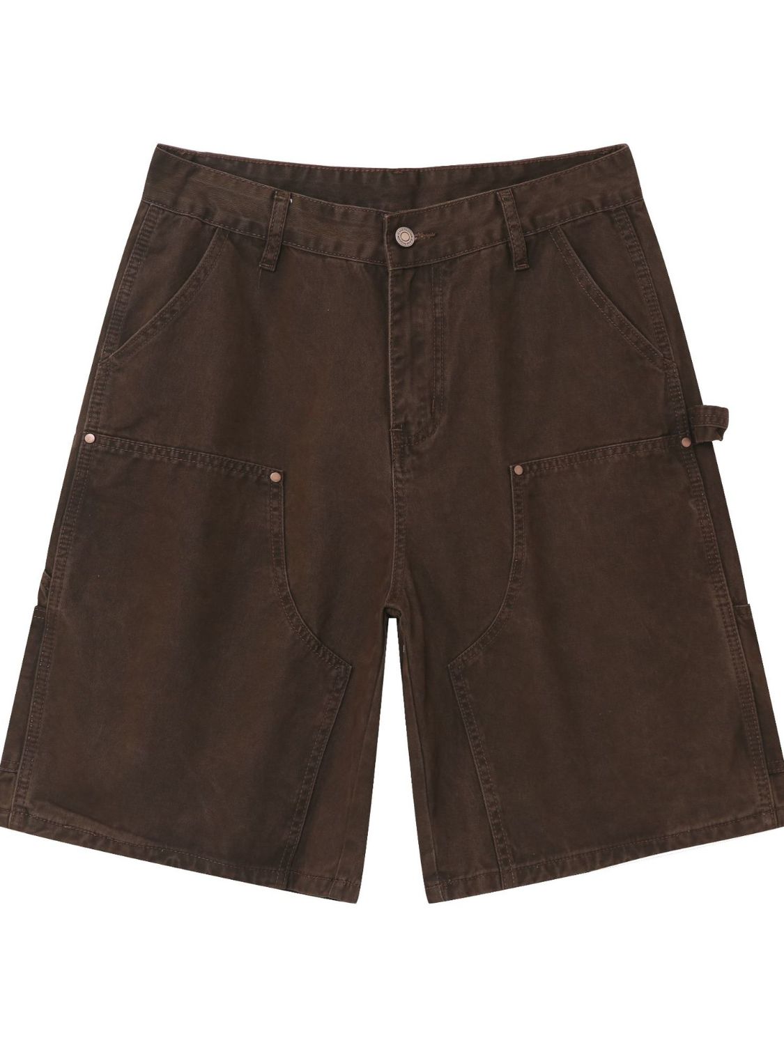 Buy Men's Mid Rise Denim Shorts with Pockets by Faz