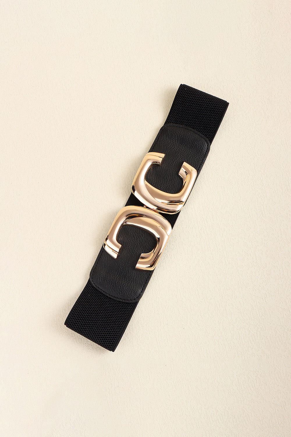 Buy Zinc Alloy Buckle Elastic Wide Belt by Faz