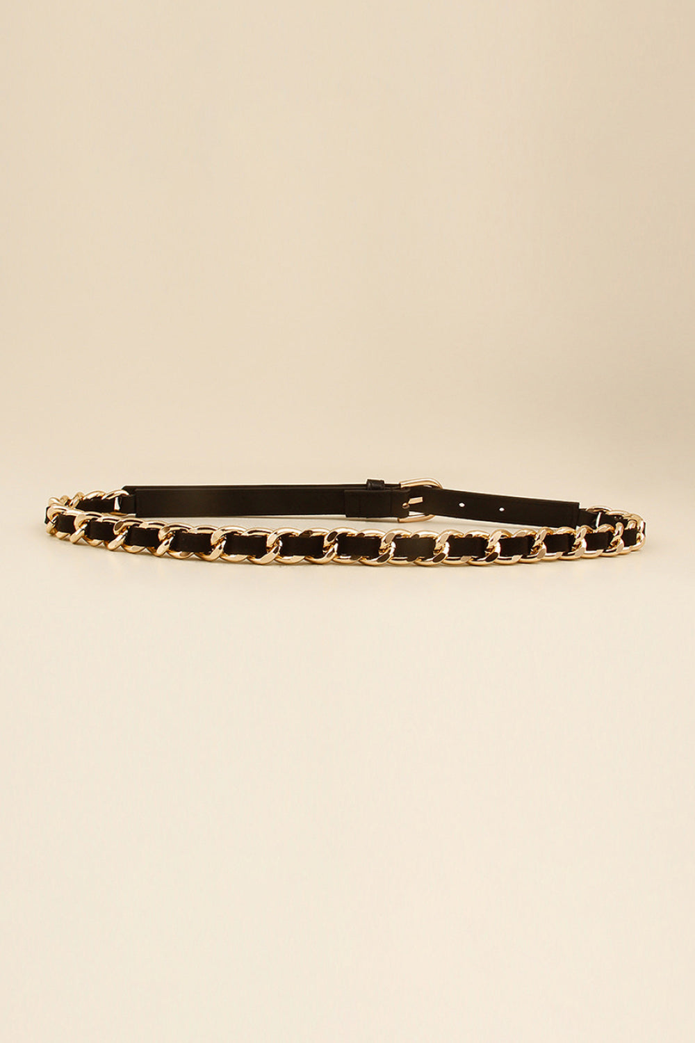 Buy PU Chain Skinny Belt by Faz