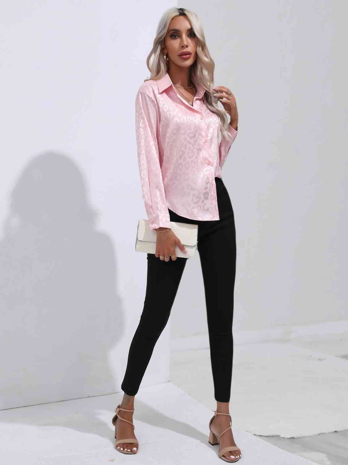 Buy Printed Collared Neck Buttoned Shirt by B&S