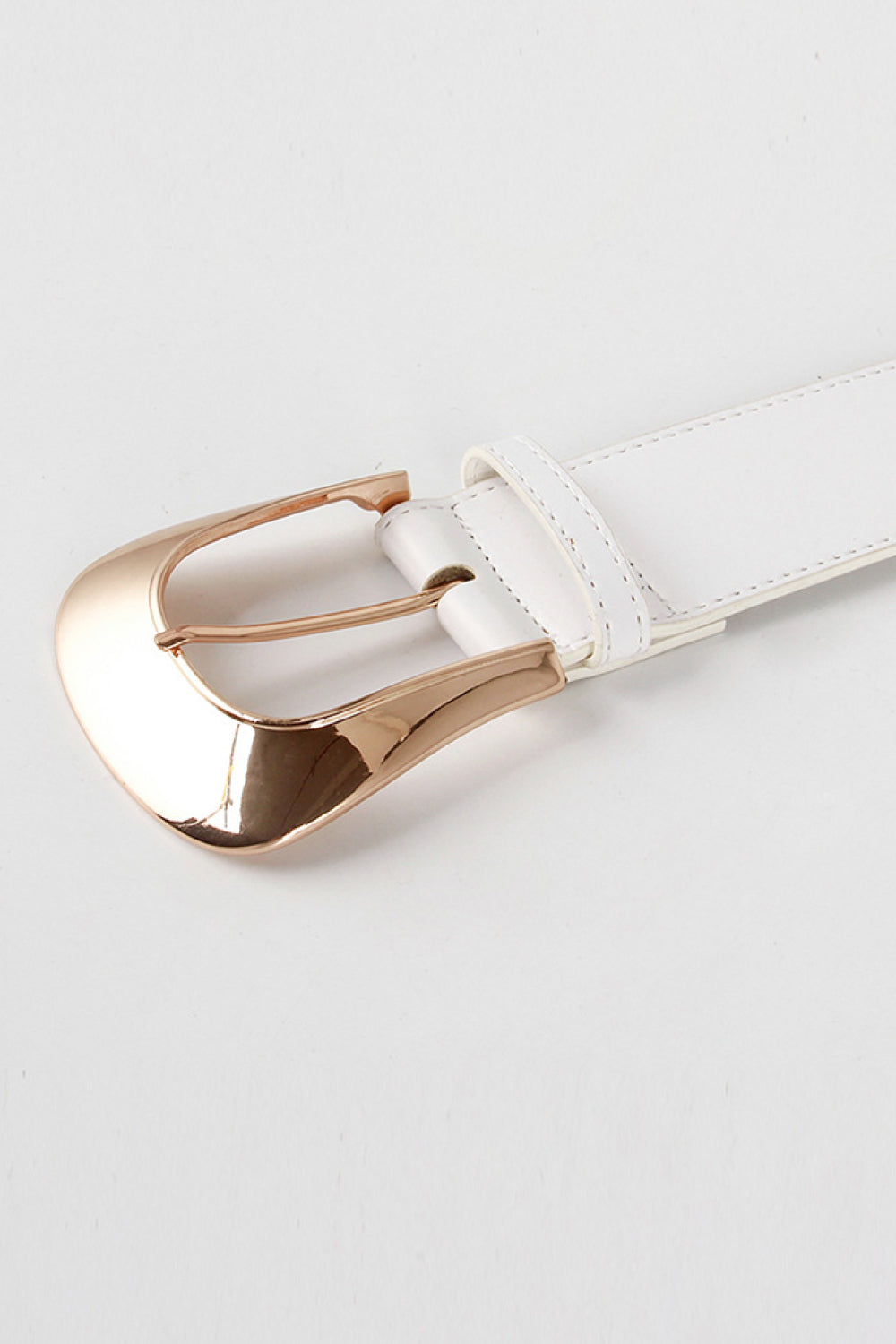 Buy Elastic Wide PU Belt by Faz