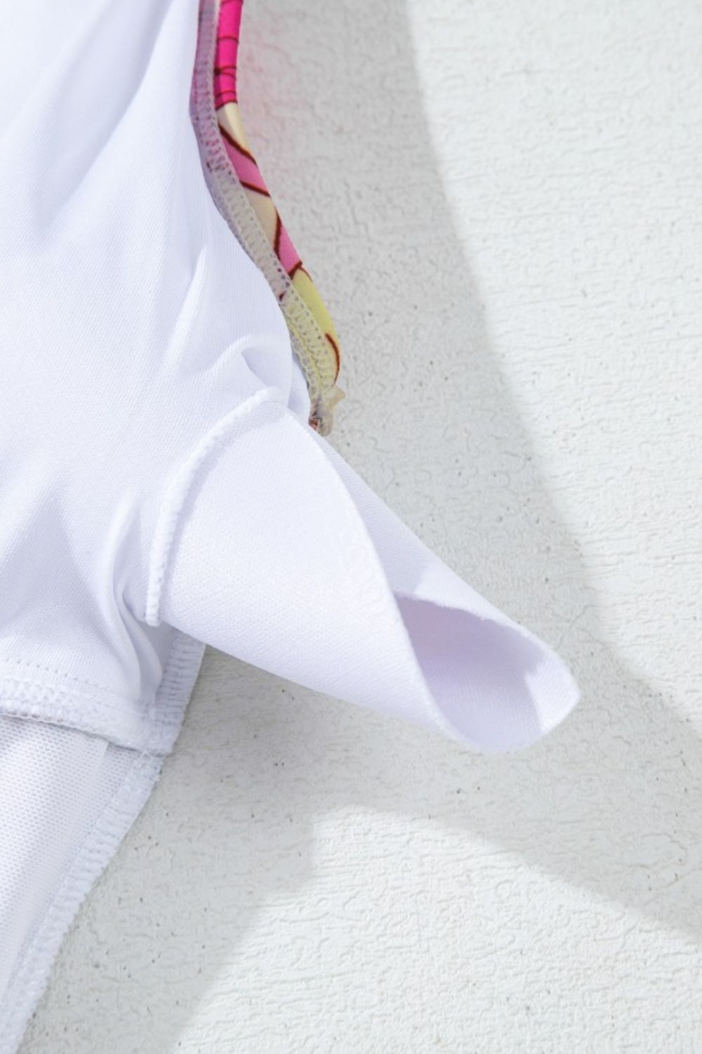 Buy Floral Ruffle Trim Tummy Control One Piece Swimsuit by Faz