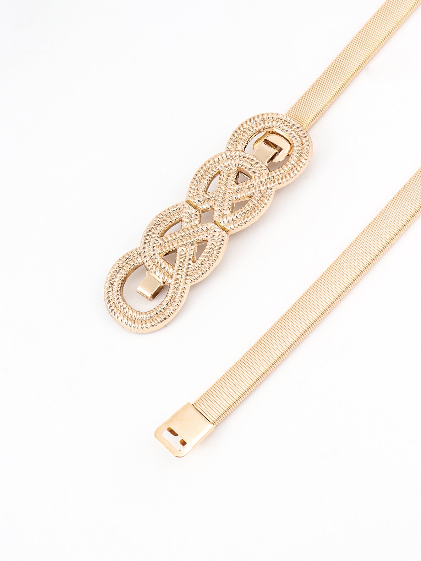 Buy Knot Buckle Metal Belt by Faz