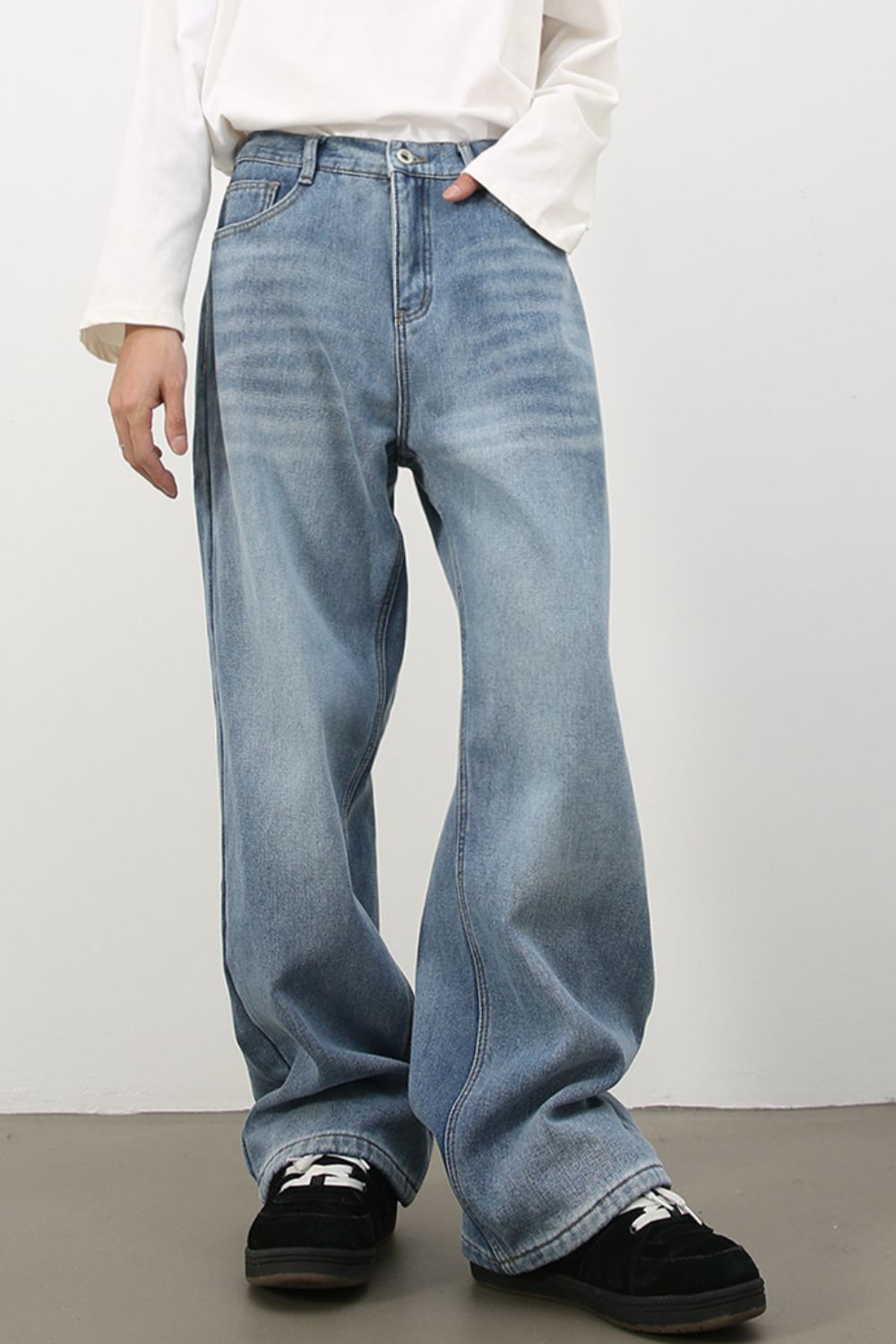 Buy Men's Wide Leg Jeans by Faz