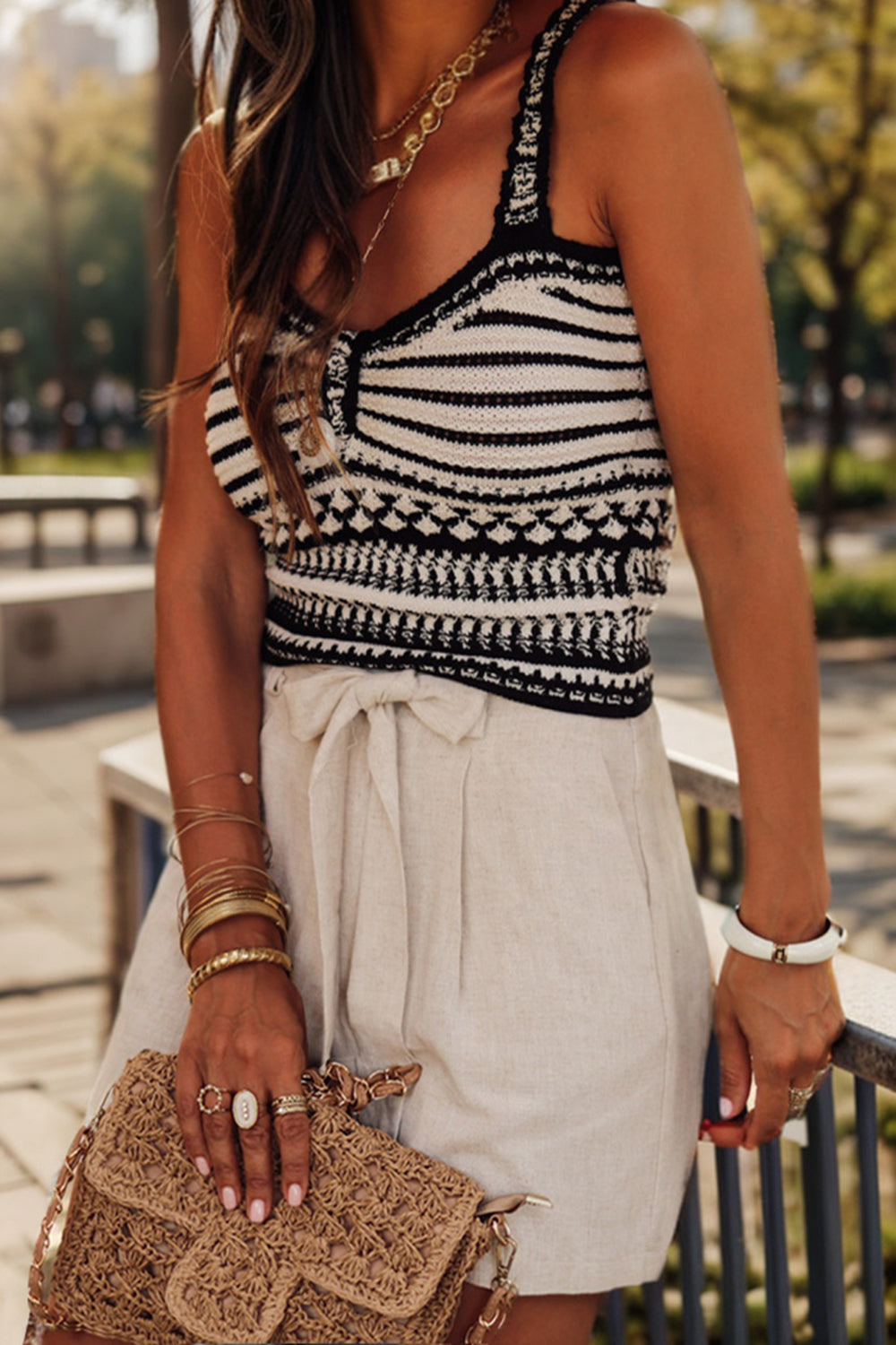 Buy Tied Shorts with Pockets by Faz