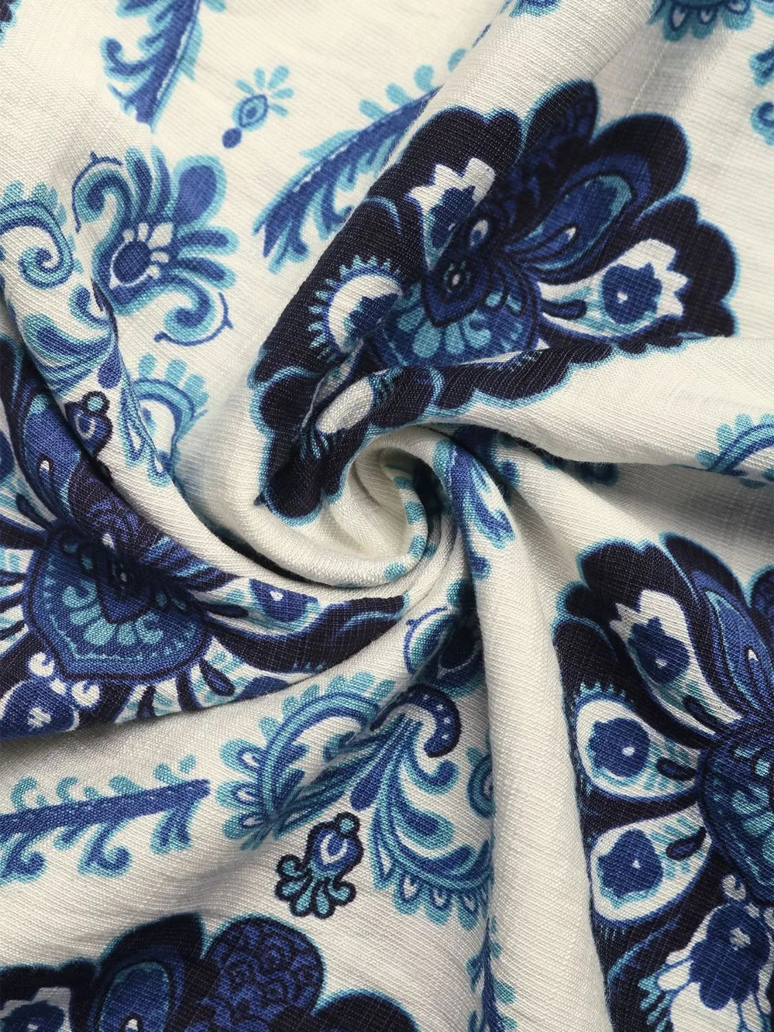 Buy Printed V-Neck Cap Sleeve Dress by Faz