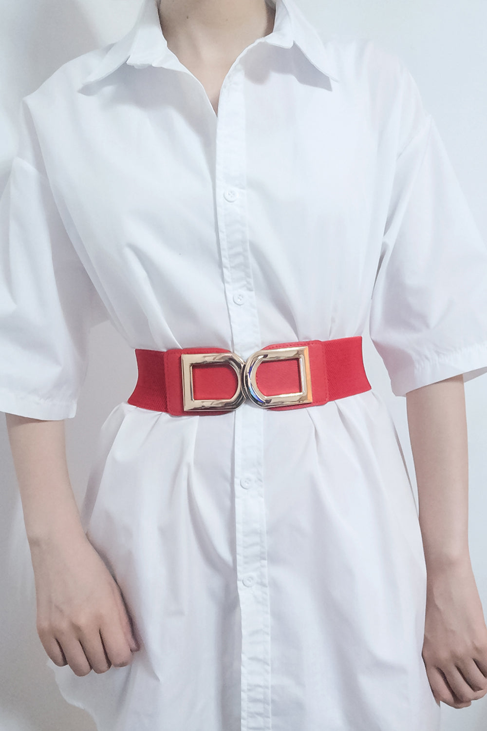 Buy Double D Buckle PU Belt by Faz