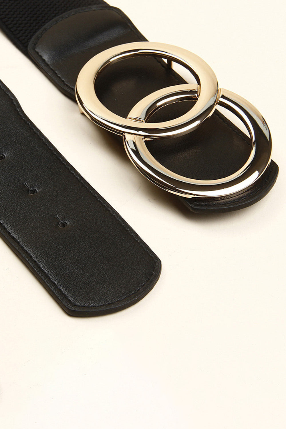 Buy Zinc Alloy Buckle Elastic PU Belt by Faz