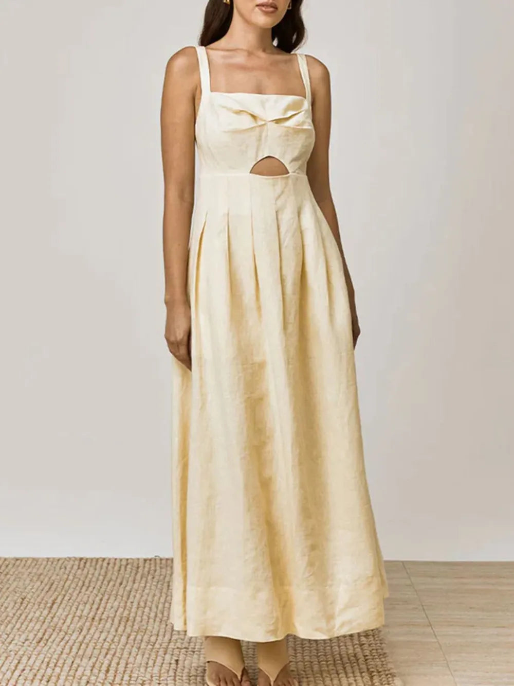 Buy Cutout Square Neck Cami Dress by Faz