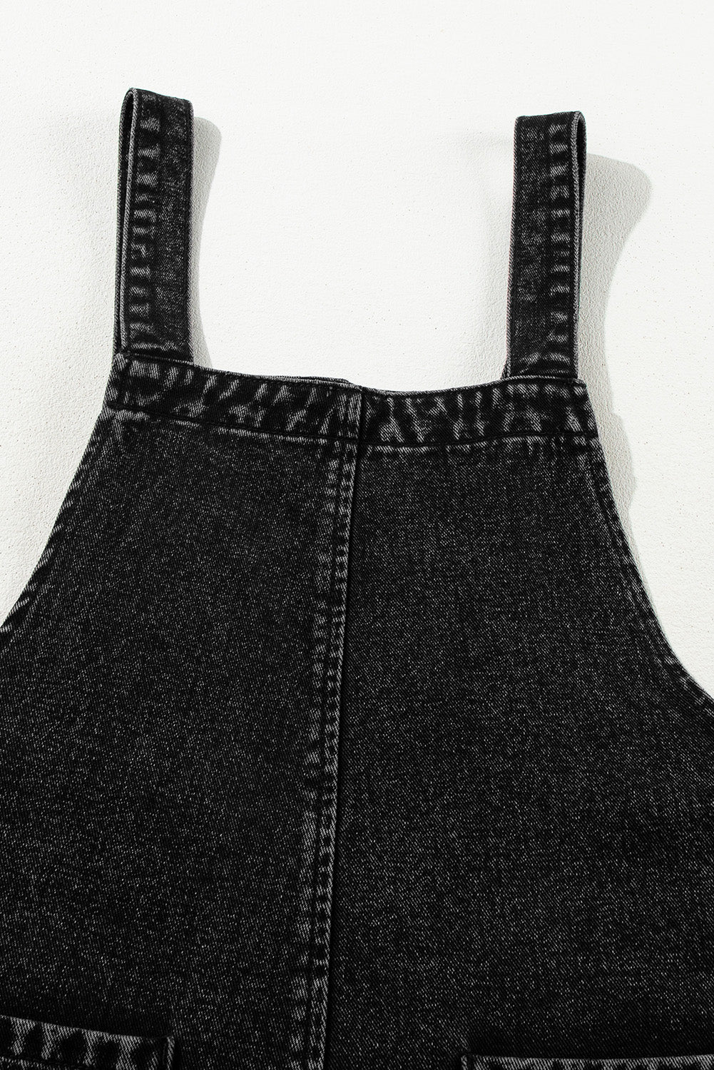 Buy Distressed Wide Strap Denim Overalls by Faz