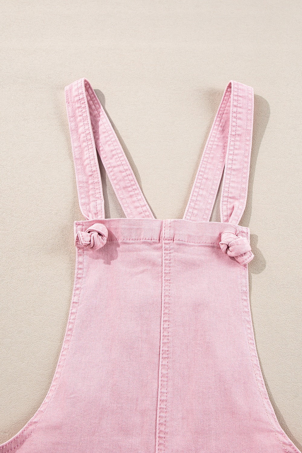 Buy Knot Straps Denim Overalls with Pockets by Faz