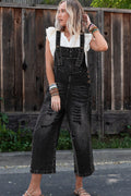 Buy Distressed Wide Strap Denim Overalls by Faz