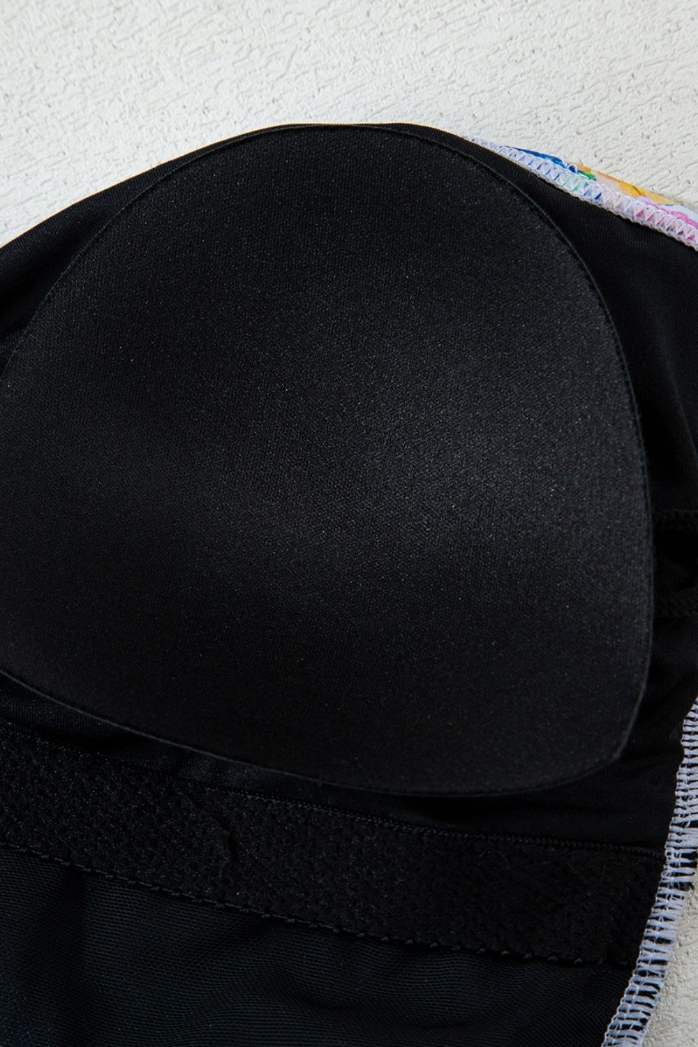 Buy Floral Gingham Halter Neck Drawstring One Piece Swimwear by Faz