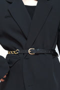Buy PU Chain Skinny Belt by Faz