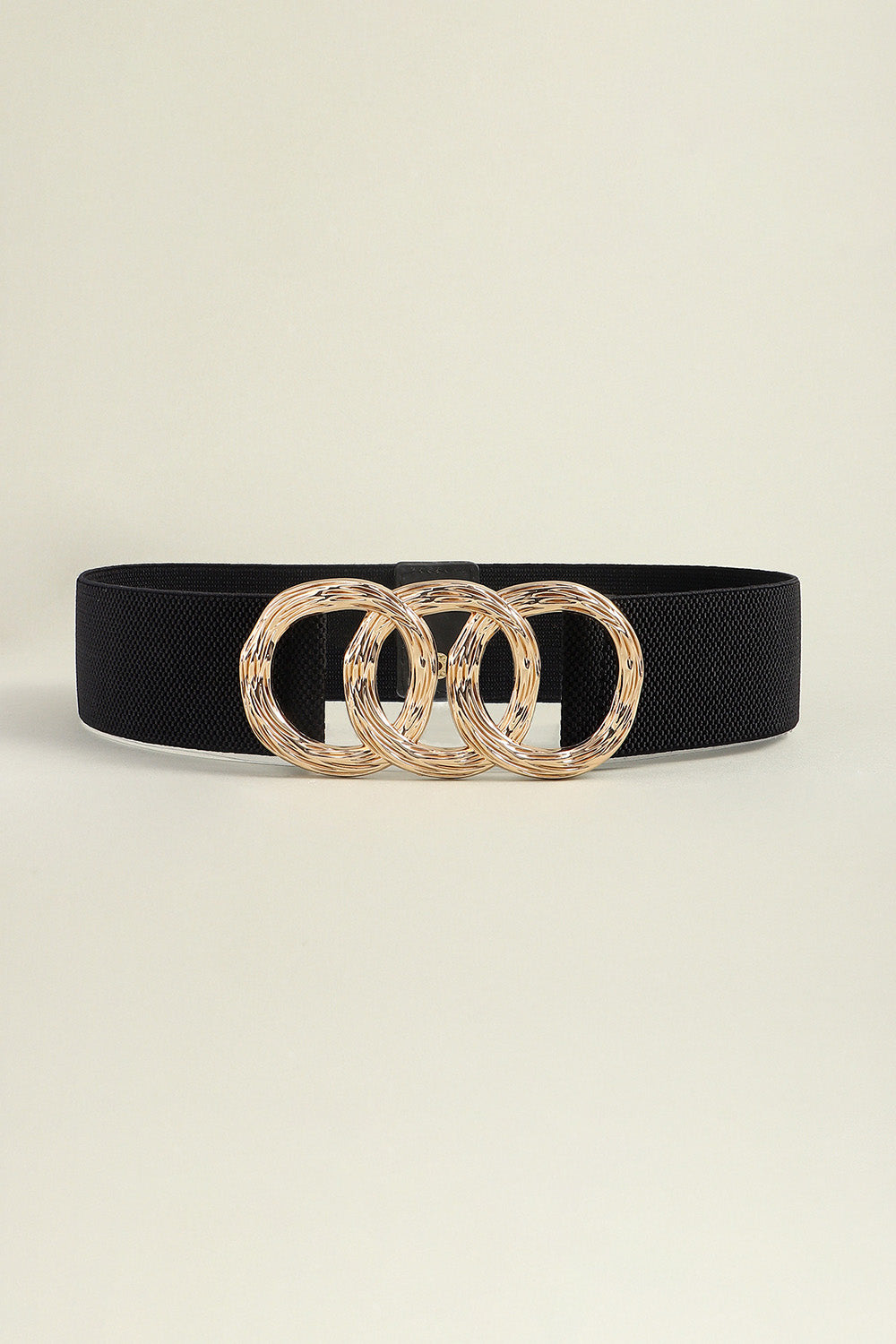 Buy Zinc Alloy Buckle Elastic Wide Belt by Faz