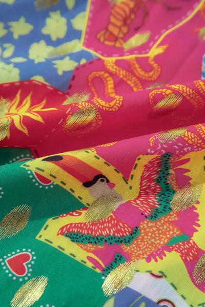 Buy Printed Collared Neck Long Sleeve Shirt by SYNZ