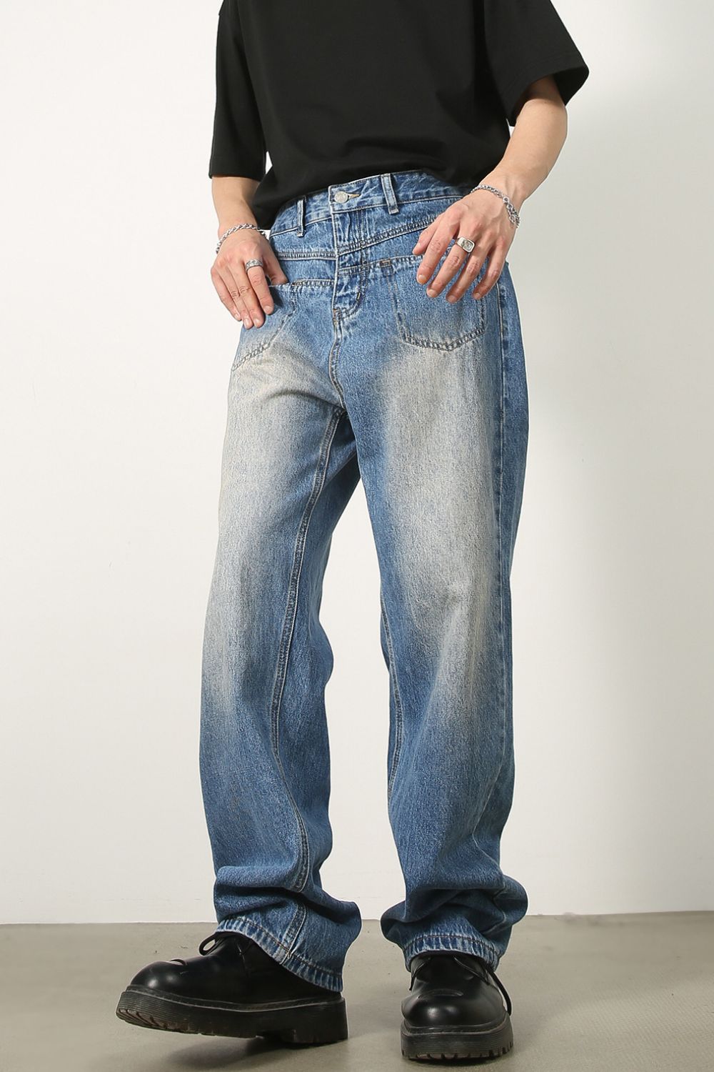 Buy Men's Mid Rise Jeans by Faz