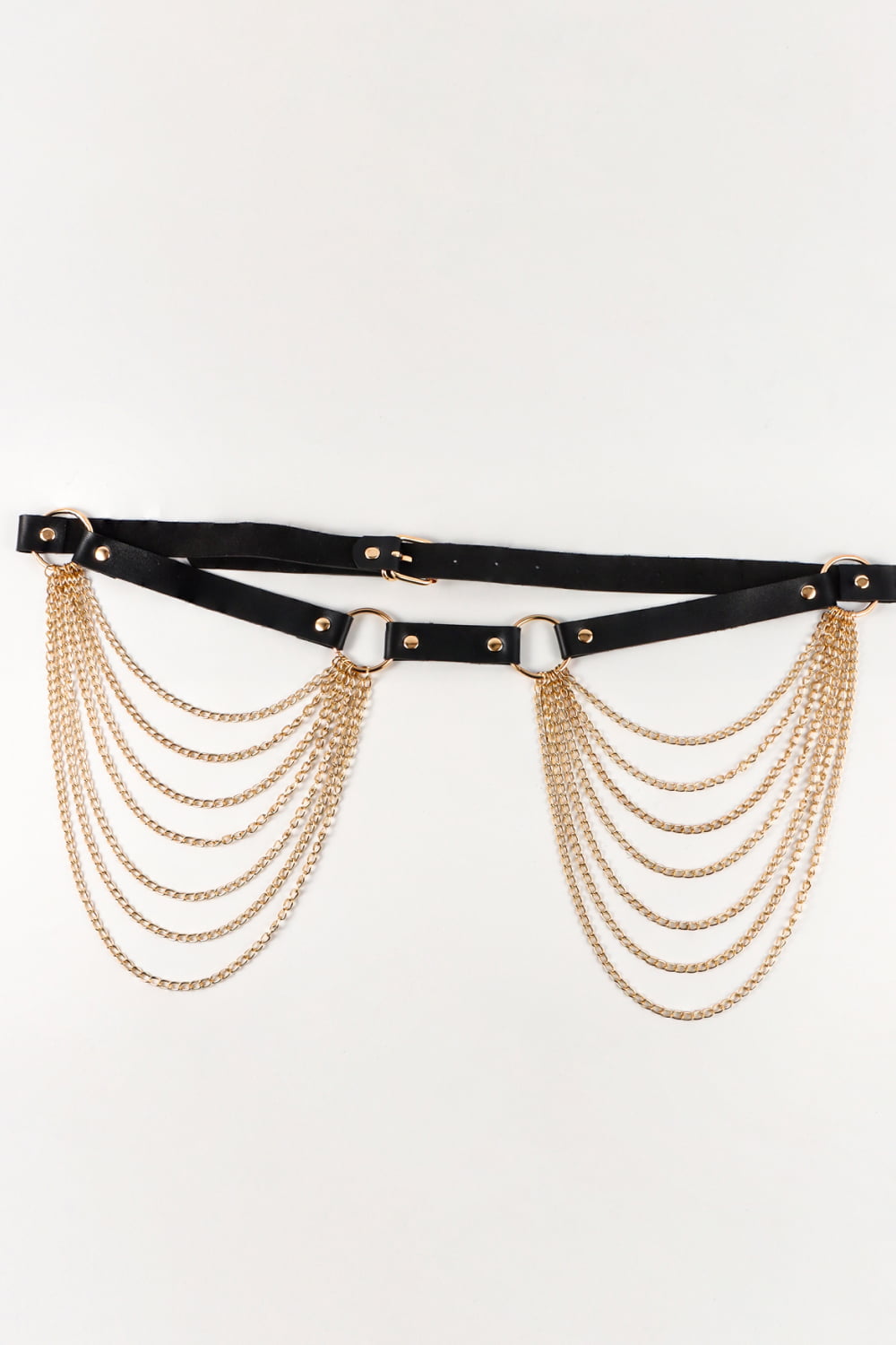 Buy PU Belt with Chain by Faz