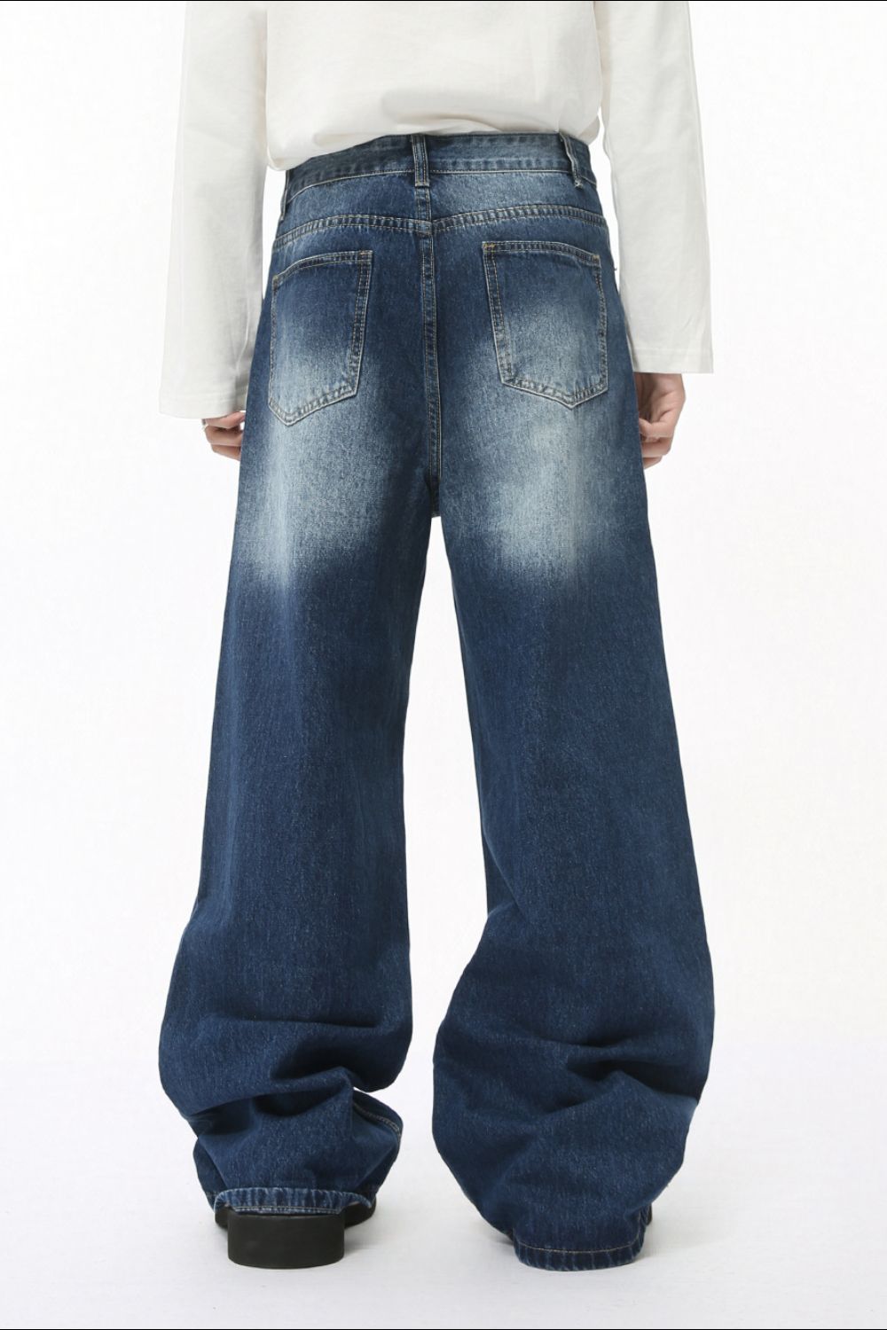 Buy Men's Cat's Whisker Wide Leg Jeans by Faz