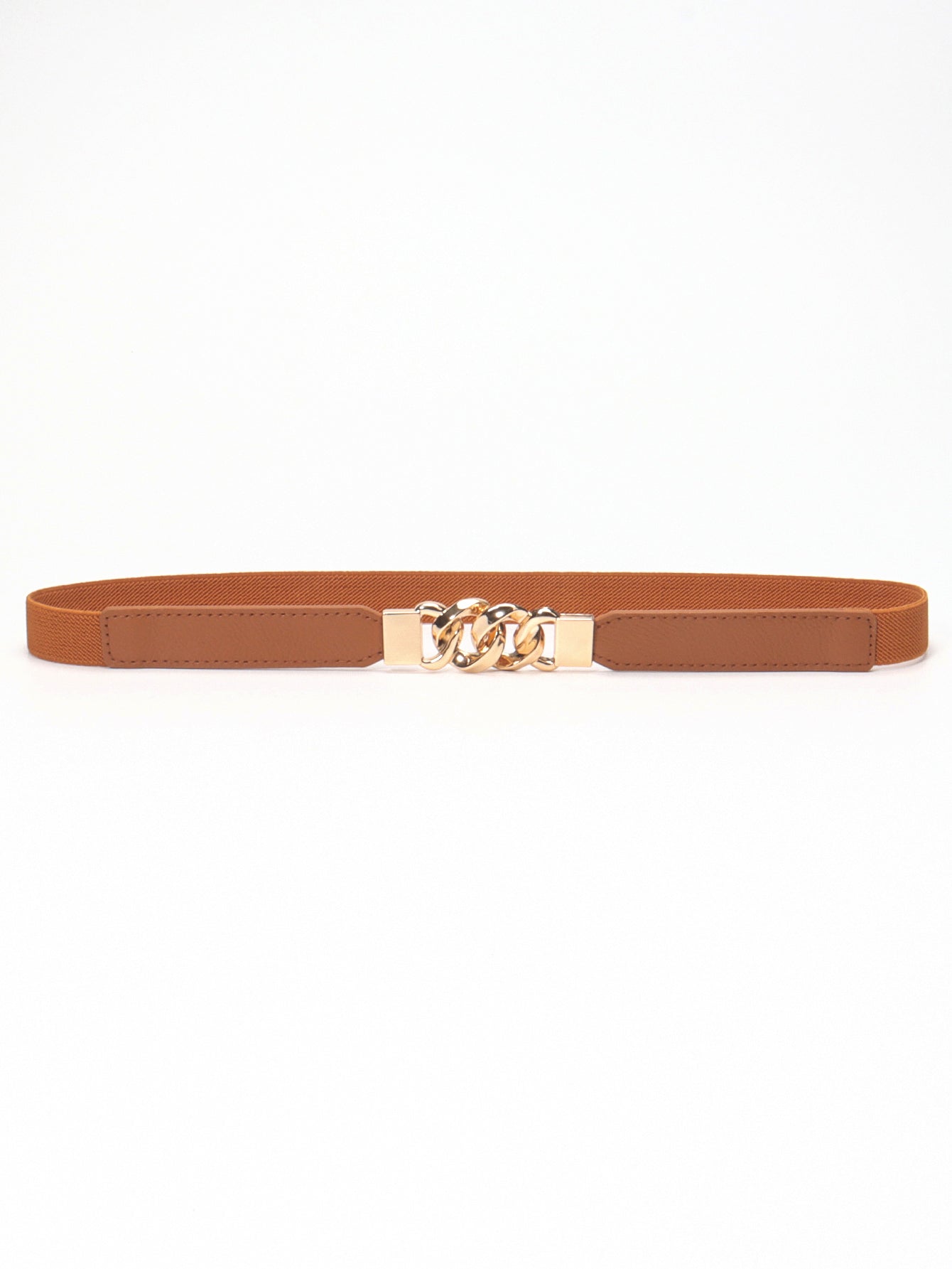 Buy Zinc Alloy Buckle Elastic PU Belt by Faz