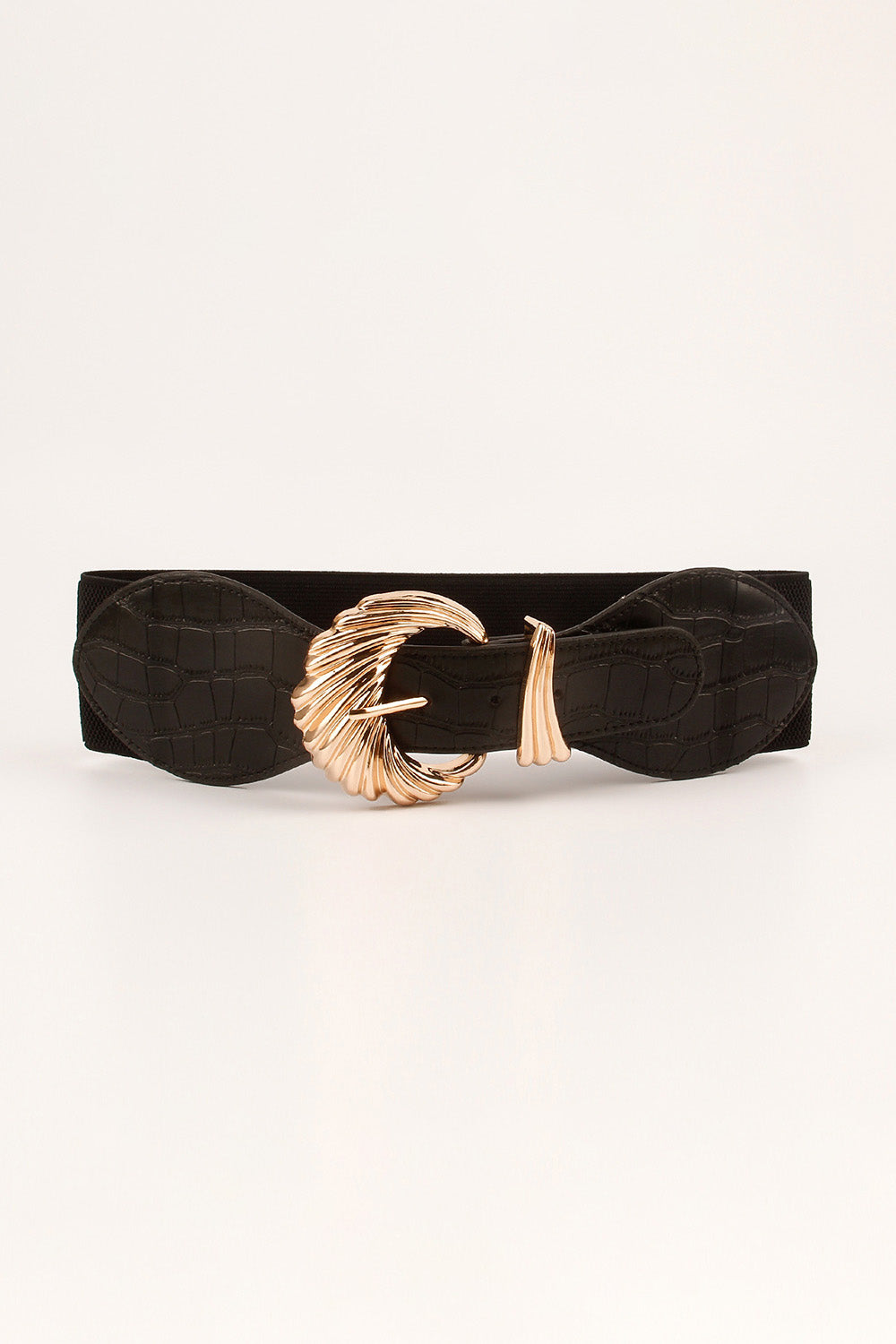 Buy Shell Alloy Buckle Elastic Belt by Faz