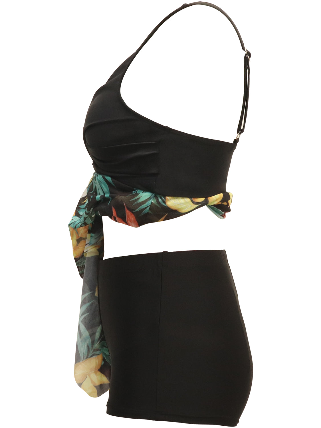 Buy Printed Wide Strap Two-Piece Swim Set by Faz